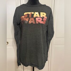 Her Universe Star Wars Long Sleeve Tee - Black and Orange
